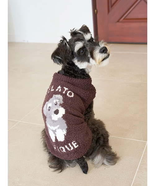 CAT&DOG】ベビモコシュナウザージャガードプルオーバー｜ジェラート