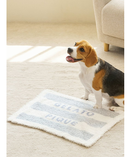 【CAT&DOG】ジェラートメランジ2ボーダーブランケット