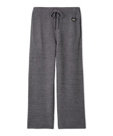 【HOMME】ワッフルニットロングパンツ