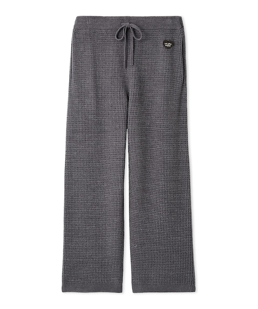 【HOMME】ワッフルニットロングパンツ