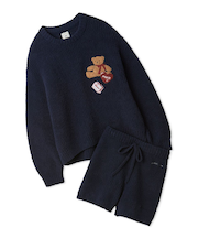 【ONLINE限定】ベビモコベアさがらプルオーバー&ショートパンツセット