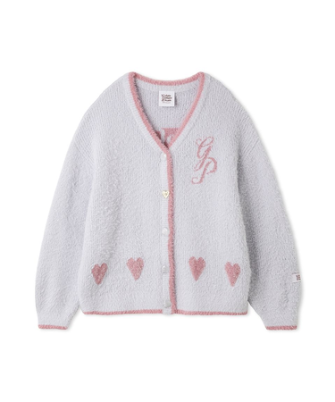 ラメフェザーカーディガン