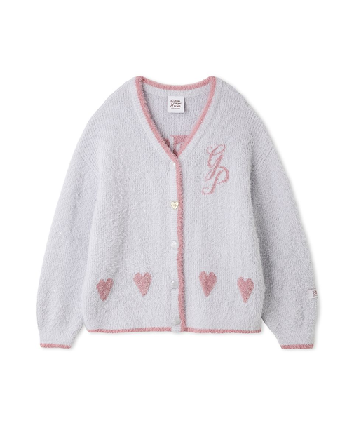 ラメフェザーカーディガン