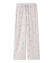 モチーフ3柄ワッフルロングパンツ