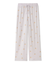モチーフ3柄ワッフルロングパンツ