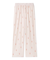 モチーフ3柄ワッフルロングパンツ