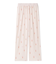 モチーフ3柄ワッフルロングパンツ