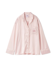 レースサテンシャツ