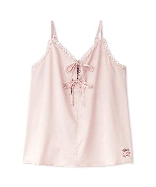 レースサテンキャミソール