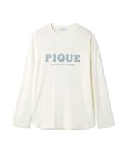 【HOMME】レーヨン天竺ロゴプリントロンT