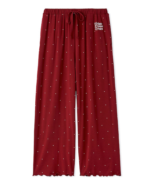 ドット柄ロングパンツ