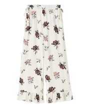 ヴィンテージローズ柄ロングパンツ