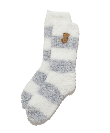 ベアさがらメランジ２ボーダーソックス