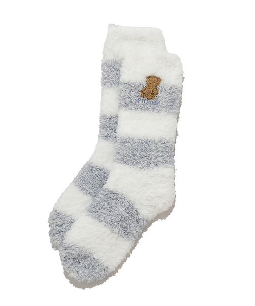 ベアさがらメランジ２ボーダーソックス