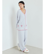 ラメフェザーロングパンツ