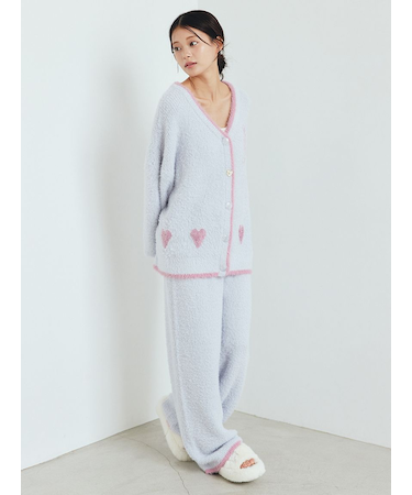 ラメフェザーロングパンツ