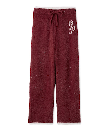 ラメフェザーロングパンツ