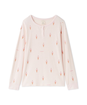 モチーフ3柄ワッフルロンT