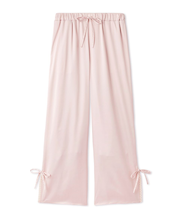 レースサテンロングパンツ