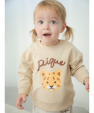 【BABY】裏毛ワンポイントプルオーバー