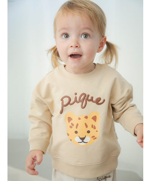 【BABY】裏毛ワンポイントプルオーバー