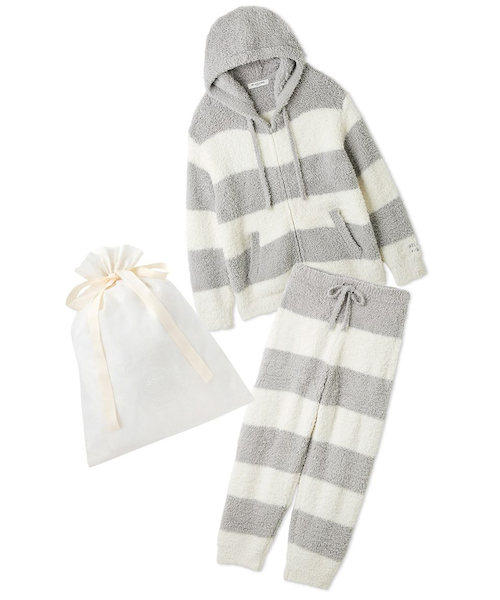 新品未使用✰gelato pique 2ボーダーパーカー＆ロングパンツSET ラッピング済み】【HOMME】ジェラート2ボーダーパーカー＆ロングパンツ