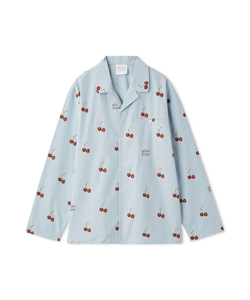 【UNISEX】チェリー柄シャツ