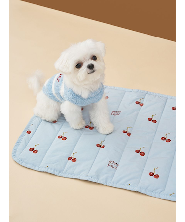 【CAT&DOG】チェリー柄カフェマット