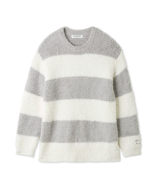 【HOMME】ジェラート2ボーダープルオーバー