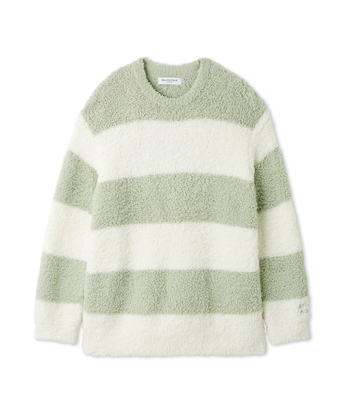 【HOMME】ジェラート2ボーダープルオーバー