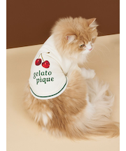 【CAT&DOG】チェリー柄裏毛プルオーバー