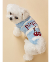 【CAT&DOG】ベビモコチェリージャガードニット