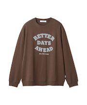 【HOMME】裏毛プリントプルオーバー