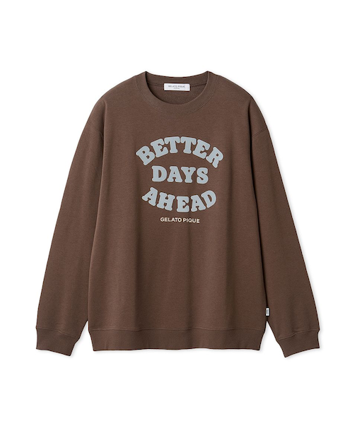 【HOMME】裏毛プリントプルオーバー