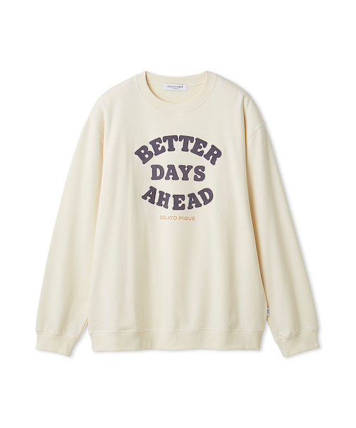 【HOMME】裏毛プリントプルオーバー