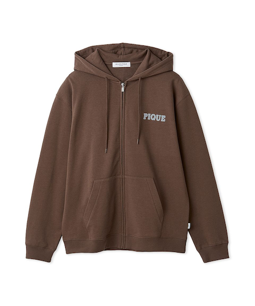 【HOMME】裏毛プリントパーカ