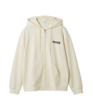 【HOMME】裏毛プリントパーカ