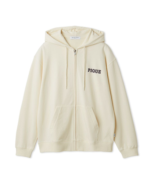 【HOMME】裏毛プリントパーカ