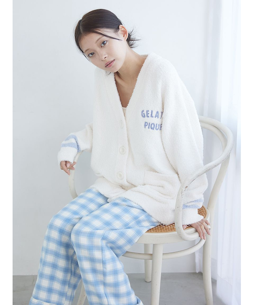 べビモコプレッピーカーディガン