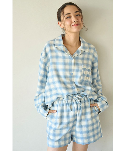 プレッピーネルチェックシャツ