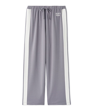 【HOMME】インレイロゴラインロングパンツ