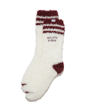 【HOMME】ライン刺繍ロゴソックス