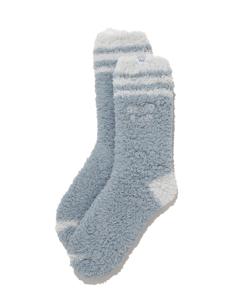 【HOMME】ライン刺繍ロゴソックス