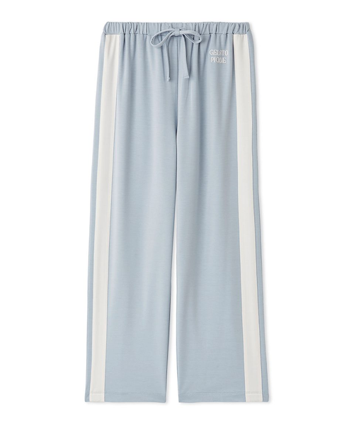 インレイロゴラインロングパンツ｜ジェラートピケの通販｜&mall