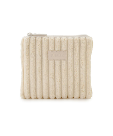 ワイドリブティッシュポーチ