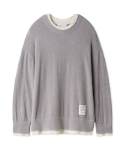 【HOMME】レイヤードホットスムーズィープルオーバー