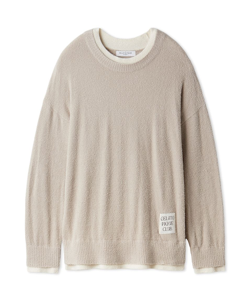 【HOMME】レイヤードホットスムーズィープルオーバー