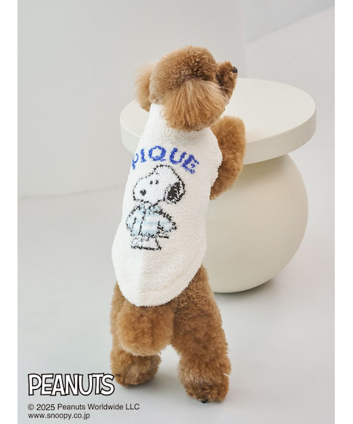 【PEANUTS】【CAT&DOG】オリジナルアート ジャガードプルオーバー