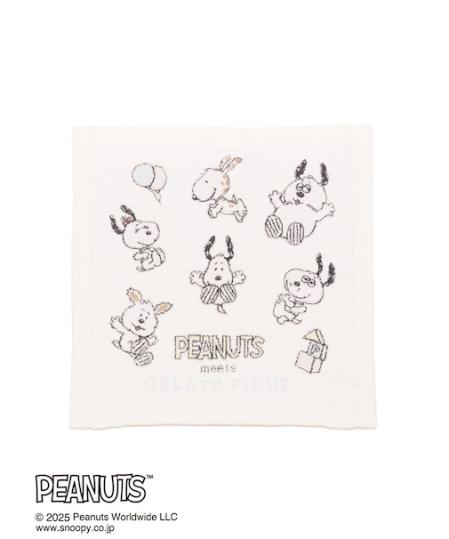 【販路限定カラーあり】【PEANUTS PUPPIES】【KIDS】ベビモコブランケット