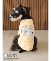 【PEANUTS】【CAT&DOG】オリジナルアート 裏毛プルオーバー